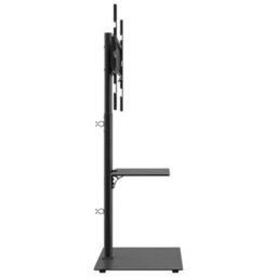 Walplus Corner Tv Stand 2-Tiers For 32-65 Inch Black - thumbnail 4