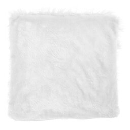 Living And Home Set Of 2 Square Faux Plush Throw Pillow Covers Pillowcases Fluffy And Warm - thumbnail 3