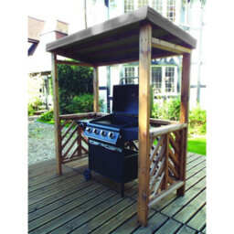 Marlborough Traditional Yogorm Bbq Shelter With A Grey Waterproof Cover - thumbnail 2