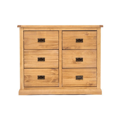 Cabinet Bits Lucca 6 Drawer Chest Of Drawers Bras Drop Handle - image 1