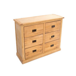 Cabinet Bits Lucca 6 Drawer Chest Of Drawers Bras Drop Handle - thumbnail 3