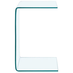 Berkfield Modern Side Table 40X40X60 Cm Tempered Glass - thumbnail 4