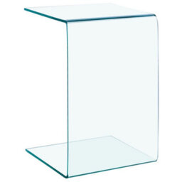 Berkfield Modern Side Table 40X40X60 Cm Tempered Glass - thumbnail 5