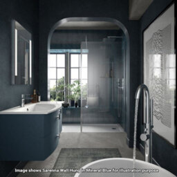 Hudson Reed Sarenna Wall Hung 2 Drawer Vanity Unit & Polymarble Basin, Dove Grey Matt, 712 X 504 X 448mm - thumbnail 4