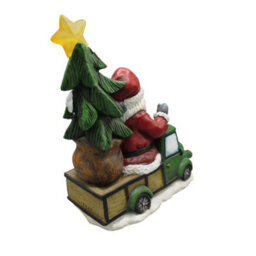 SecureFix Direct Light Up Santa Truck Christmas Ornament (Xmas Decoration Led Lights Festive Figure) - thumbnail 3