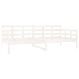 Berkfield Day Bed White Solid Wood Pine 90X200 Cm - thumbnail 7