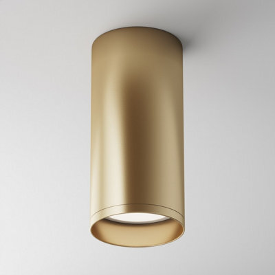 Luminosa Lighting Luminosa Focus Surface Mounted Downlight Matte Gold 1Xgu10