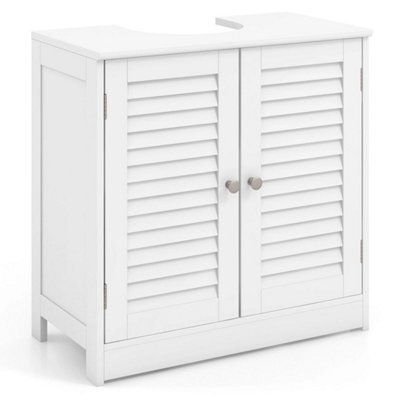 Under Sink Cabinet Freestanding Bathroom Vanity Cabinet Shutter Doors - image 1