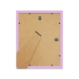 "14X11"" Lilac Frame With Mount For 10X8"" Pictures 20mm Slim Edge Portrait And Landscape Display With Wall Hooks And Kickstand" - thumbnail 3