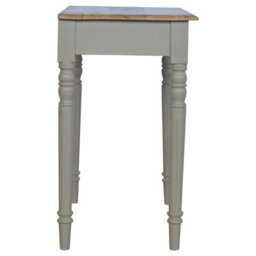 Wyld Haus Monteriggioni Hand-Painted Mango Wood Writing Desk With Drawer, Nordic Style - thumbnail 9