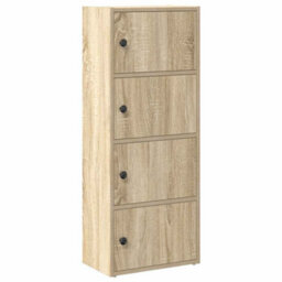 Vidaxl Bookcase Sonoma Oak 40X24X102 Cm Engineered Wood - thumbnail 2