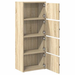 Vidaxl Bookcase Sonoma Oak 40X24X102 Cm Engineered Wood - thumbnail 5