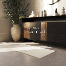 Tectake Rug Zonelle Short Pile And Ultra-Soft Carpet In Rectangular Or Round Design 60 X 110 Cm - Beige - thumbnail 3