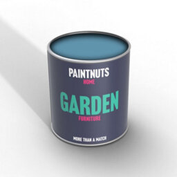 Paintnuts Garden Furniture Fence Shed Table Chairs For Wood Metal & Plastic Weatherproof Matt Paint - Pastel Blue - 2.5L (Ral5024) - thumbnail 2