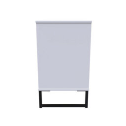 Beijing 3 Drawer Chest Of Drawers In White Matt (Ready Assembled) - thumbnail 2