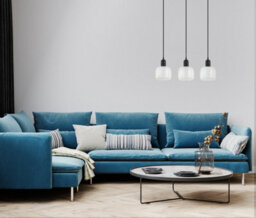 Luminosa Lighting Luminosa Lamezia Modern 3 Light Bar Pendant Ceiling Light, E27 - thumbnail 2