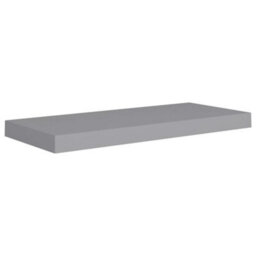 Berkfield Floating Wall Shelves 2 Pcs Grey 60X23.5X3.8 Cm Mdf - thumbnail 3