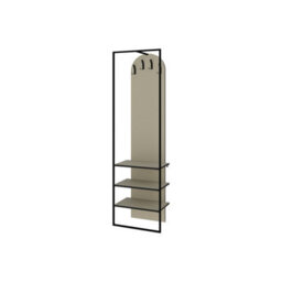 Decortie Modern Archy Hall Stand Coat Rack Hall Tree Stand With Shoe Rack For Hallway, Entrance Hall 180(H)Cm Ash Green - thumbnail 2
