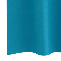 Berkfield Curtains With Curtains 2 Pcs Turquoise 260 X 140 Cm Polyester - thumbnail 5