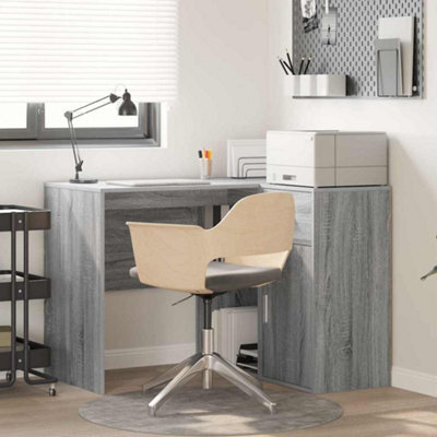 Walplus Corner Desk Grey Sonoma 102 X 50 X 75 Cm Engineered Wood - image 1