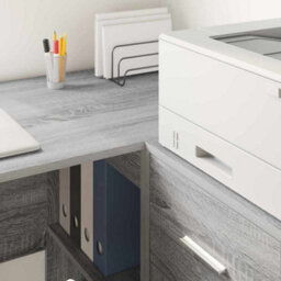 Walplus Corner Desk Grey Sonoma 102 X 50 X 75 Cm Engineered Wood - thumbnail 4