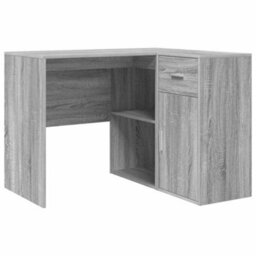 Walplus Corner Desk Grey Sonoma 102 X 50 X 75 Cm Engineered Wood - thumbnail 2