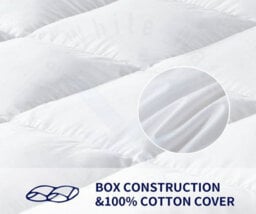TheWhiteWater Limited 100% Natural Duck Feather Duvet - Bed Size - Duck Feather And Duck Down 13.5 Tog Duck Feather Single Winter Quilt - thumbnail 7