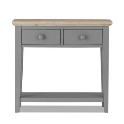Statement Furniture Florence Console Table With 2 Drawers - Dove Grey - thumbnail 5