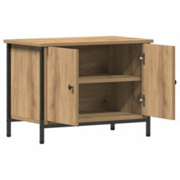 Berkfield Modern Tv Stand Artisan Oak Particle Board 60 X 35 X 45 Cm Tv Stand - thumbnail 5