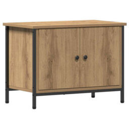 Berkfield Modern Tv Stand Artisan Oak Particle Board 60 X 35 X 45 Cm Tv Stand - thumbnail 1