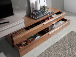 Angel Cerda Stylish Beige Wood And Chrome Steel Tv Unit For Modern Living Rooms - thumbnail 5
