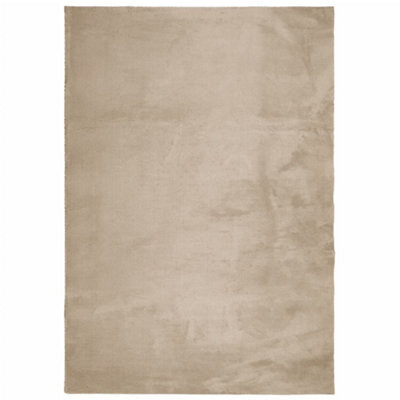 Berkfield Modern Rug Huarte Short Pile Soft And Washable Sand 140X200 Cm