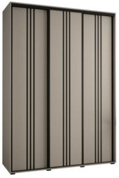 Arte Elegant Dakota Vi Sliding Door Wardrobe 1700mm - Modern Storage Solution With Three Doors, Hanging Rails, Shelves H2350mm D600mm - thumbnail 1