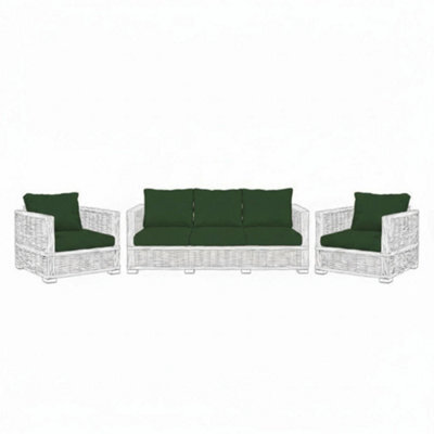 Kosi Atelier Replacement Rattan Cushions Will Fit Keter Alibert California Garden Patio - 5 Seats And 5 Cushions - image 1