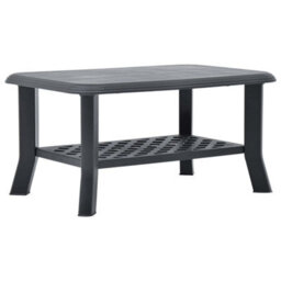 Berkfield Durable Coffee Table Anthracite 90X60X46 Cm Plastic - thumbnail 2