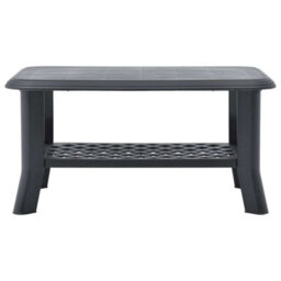 Berkfield Durable Coffee Table Anthracite 90X60X46 Cm Plastic - thumbnail 3