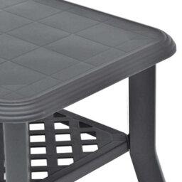 Berkfield Durable Coffee Table Anthracite 90X60X46 Cm Plastic - thumbnail 5