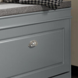 Sobuy Shoe Cabinet With Flip Drawer Load Capacity 150 Kg 29.5X9.4X20.1 Inch Fsr82-L-Hg - Gray - thumbnail 5