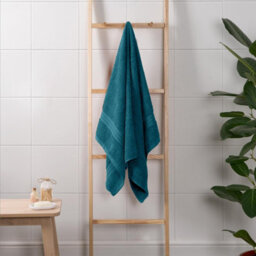 Ohs 4 Pack Of 100% Cotton Bath Towel, 70 X 115Cm - Dark Teal - thumbnail 5