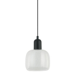 Luminosa Lighting Luminosa Lamezia Modern 1 Light Dome Pendant Ceiling Light, E27 - thumbnail 1