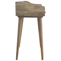 Artisan Furniture Solid Wood Gallery Back Shell Writing Desk - thumbnail 8