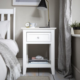 Nöa & Nani Noa & Nani Bedside Table With Drawer In Classic White Torsby - thumbnail 2