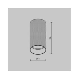 Luminosa Lighting Luminosa Artisan Surface Mounted Downlight Matte Gold 1Xgu10 - thumbnail 2