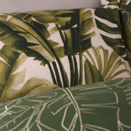 OHS Tropical Duvet Cover Set Reversible Bedding Quilt Pillowcases, Green - King - thumbnail 3