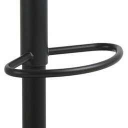 Furniture To Go Owen Swivel Bar Stool With Height Adjustable Function In Matt Black - thumbnail 6