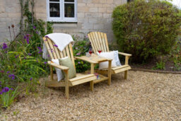 Forest Garden Florida Wooden Garden Furniture Love Seat - thumbnail 2