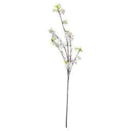 Wyld Haus Set Of 3 White Cherry Blossom Sprays 124Cm Artificial Flowers - thumbnail 1