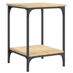 Walplus Coffee Table Sonoma Oak 40X40X55 Cm Engineered Wood - thumbnail 5
