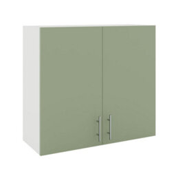 Jd Greta Kitchen Wall Unit 800mm Storage Cabinet With Doors And Shelf 80Cm - Sage Green Matt - thumbnail 1