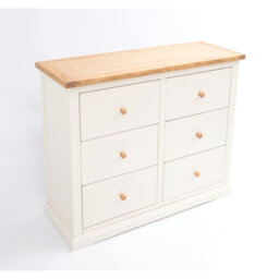 Cabinet Bits Castelli 6 Drawer Chest Of Drawers Wood Knob - thumbnail 3
